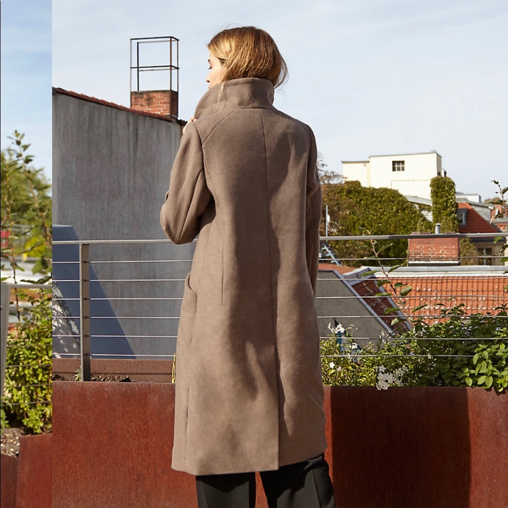 The Cocoon Coat - Wilfred -Aritza-Super Stylish Soft Long wool-cashmere NEW - Picture 3 of 11